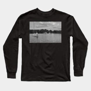 A view over Wroxham Broad in the Norfolk Broads National Park Long Sleeve T-Shirt